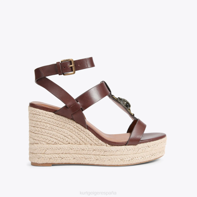 Kurt Geiger mujer alpargatas london hampton t bar 2LPR426 | calzados marrón